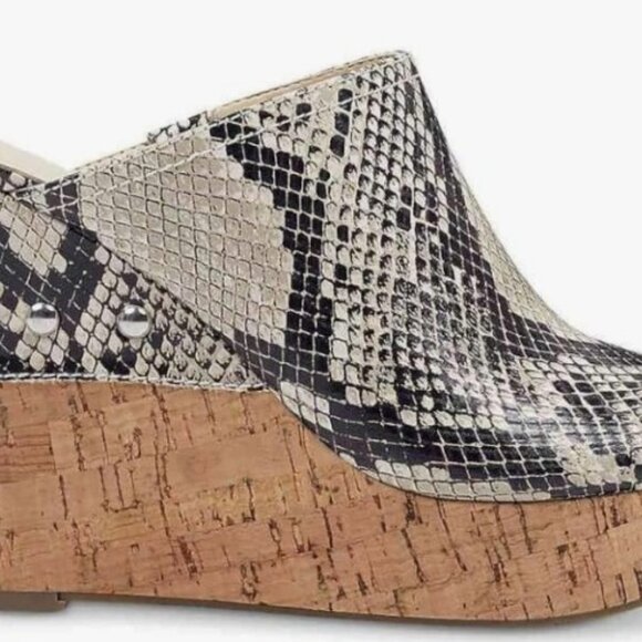 Ladies Marc Fisher  Hollen2 Snakeskin Wedges Size 10 - Picture 8 of 8